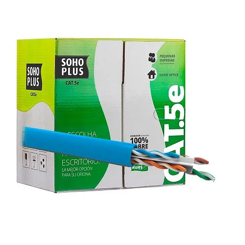 Cabo de rede Utp Cat 5e CMX 4 pares Furukawa Soho plus - (venda por  metro linear)