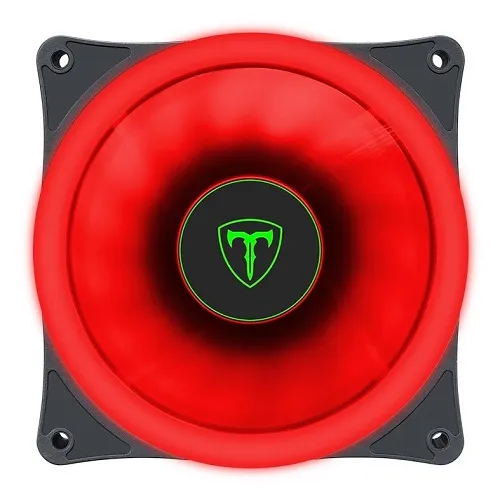 FAN COOLER 120x25mm T-DAGGER LED VERM. T-TGF200-R