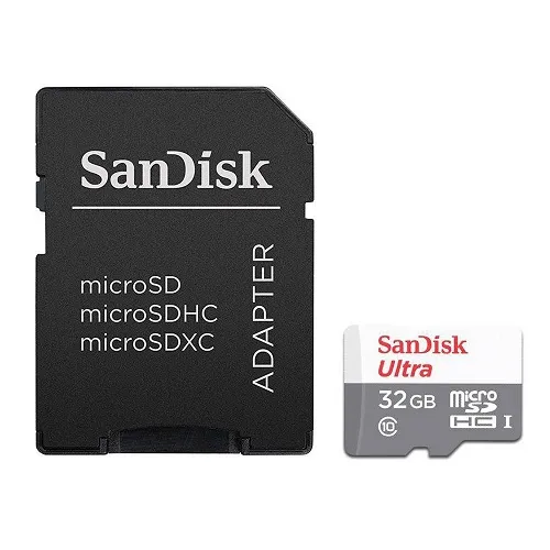Cartão de Memória SanDisk 32GB Micro SD Classe 10 Vel. Até 80MB/s a Prova de Água p/ Smartphone