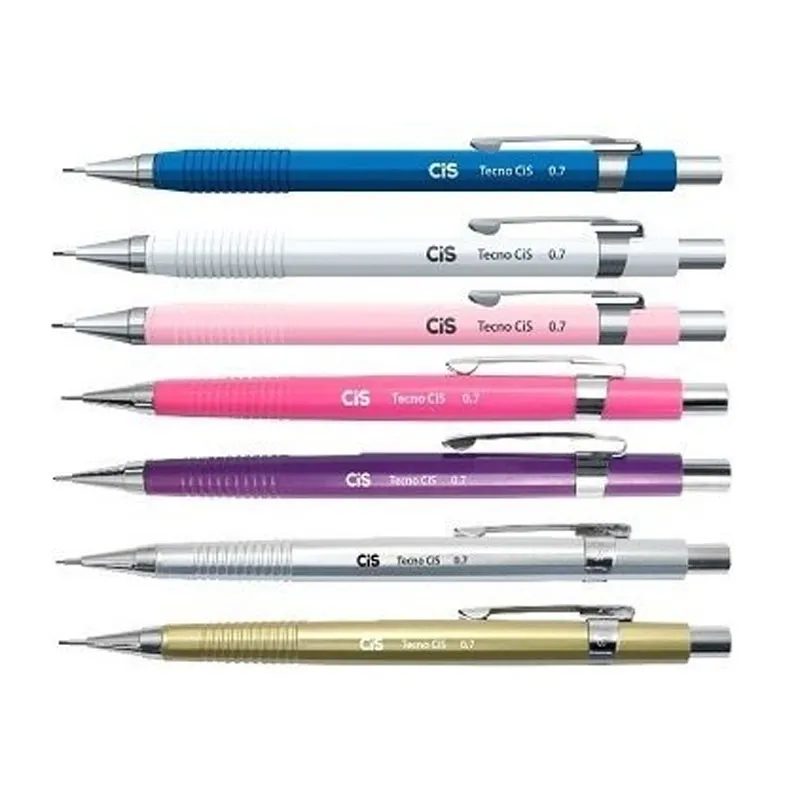 LAPISEIRA TECNO CIS 0,7MM ROSA OU BRANCA - UNIDADE