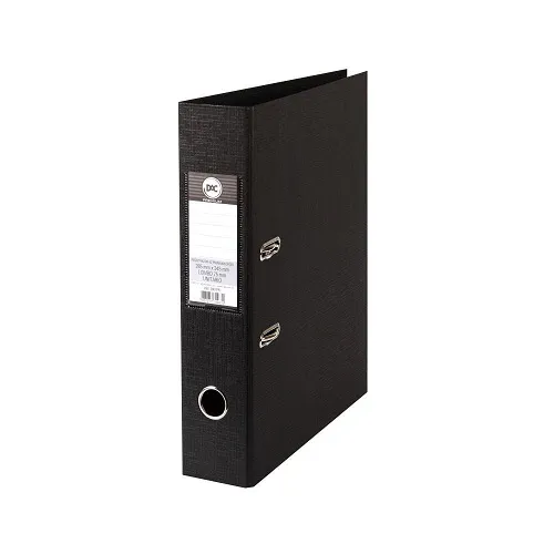 REGISTRADOR AZ DAC TRENDY OFICIO-LOMBO 75mm PRETO