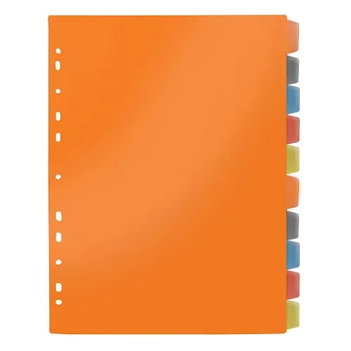 DIVISÓRIAS EM PLÁSTICO/UNIVERSAL 10 MATÉRIAS C/ABA