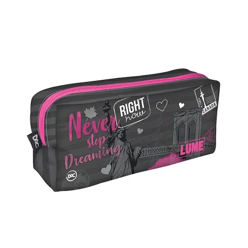 ESTOJO 1 ZIPER LUME PRETO 2687PR DAC