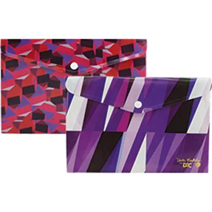 PASTA MALOTE DAC A4 DECORADA SORTIDAS C/BOTAO