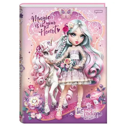 Caderno Capa Dura Costurado 1/4 La Fadinne 1 Materia 96 Folhas