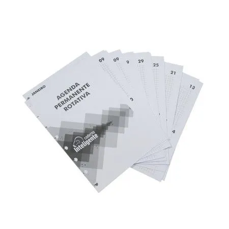 REFIL CADERNO INTELIGENTE A5 - AGENDA PERMANENTE