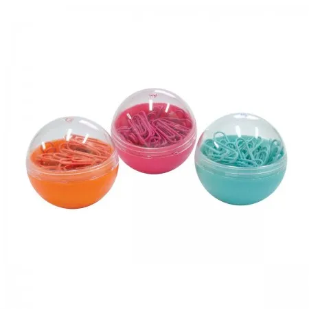 CLIPS 28MM BOLINHAS CORES SORTIDAS 80 UNIDADES