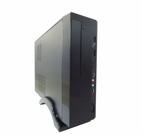 Gabinete Slim K-mex Gm07T7 Micro Atx C/Fonte Preto