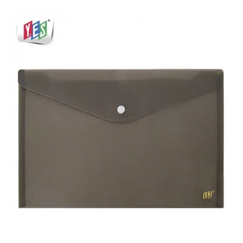 Pasta documento Of. fecho botão, transparente-YES