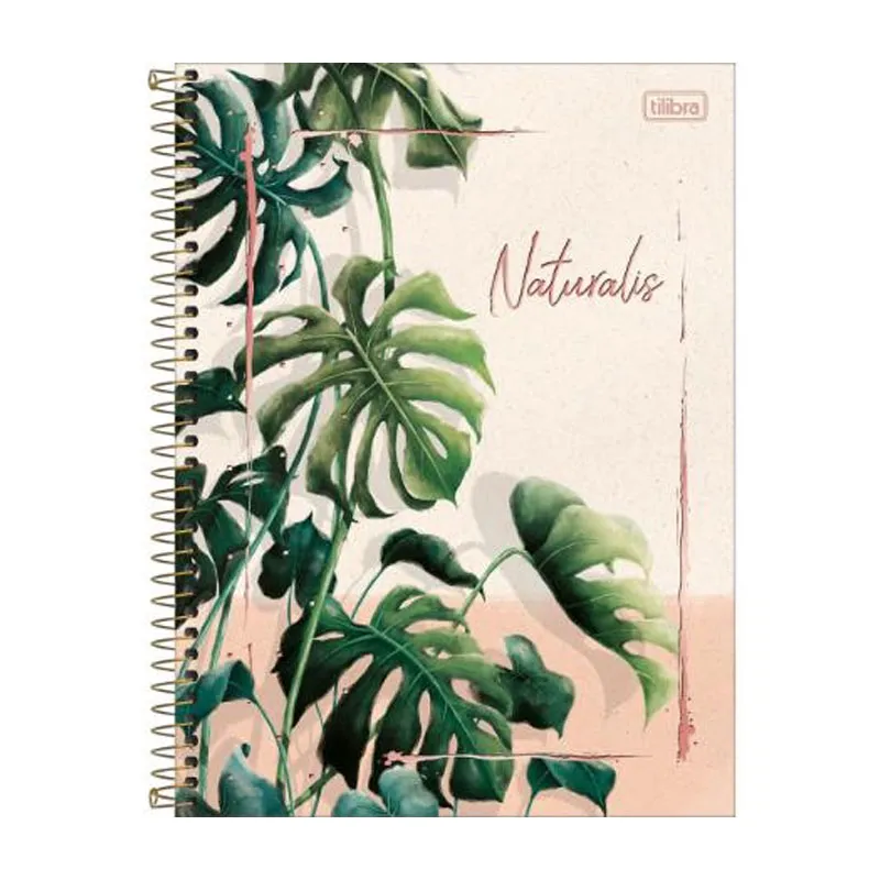 CADERNO ESPIRAL CAPA DURA UNIVERSITÁRIO 1 MATÉRIA NATURALIS 80 FOLHAS