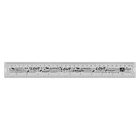 RÉGUA FLEXÍVEL DECORADA 30CM ACADÉMIE - TILIBRA