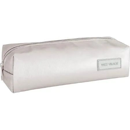 ESTOJO MÉDIO WEST VILLAGE METALIZADO PRATA - TILIBRA