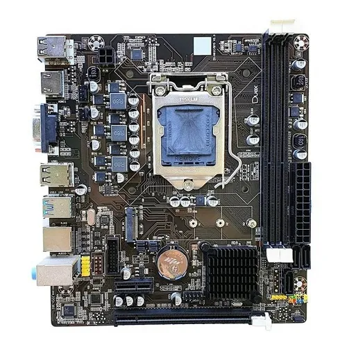 Placa mãe Duex DX H61G M2, Intel 3ª Geração LGA 1155, DDR3, Slot M2, Giga Lan.