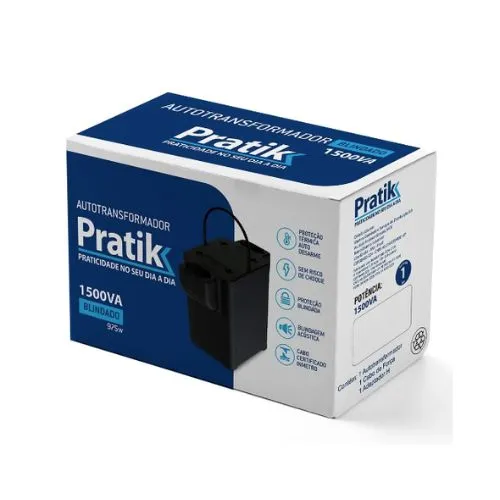 Transformador Pratik 1500VA Blindado Bivolt