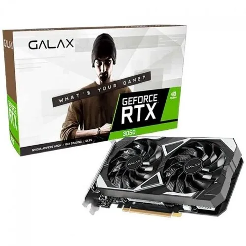 Placa de Vídeo Galax NVIDIA GeForce RTX 3050 EX 6GBDDR6 DLSS Ray Tracing - 35NRLDHP9OID