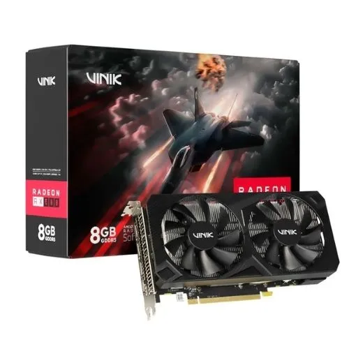 Placa de vídeo Vinik Radeon Rx580 8GB GDDR5 256 Bits Dual Fan - GPUVK5808GB2F